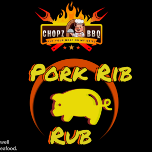 CHOPZ PORK RIB RUB (8OZ) ***NO MSG***